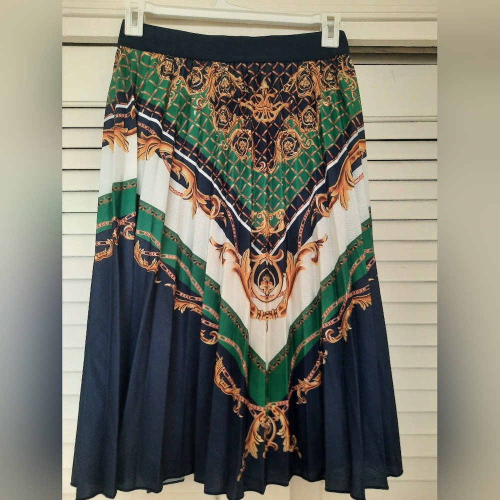 Fashion printed Maxi skirt